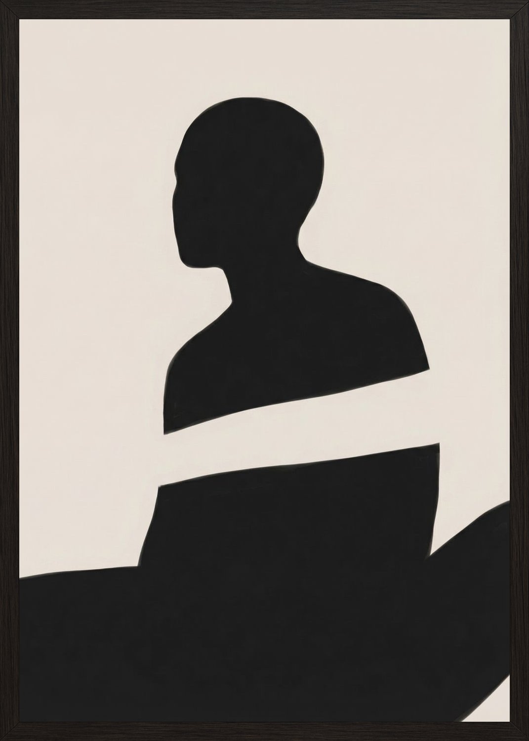 Poster in oak frame