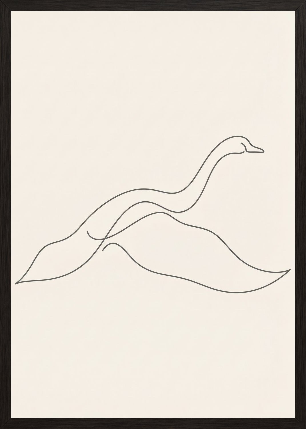 Poster in black frame