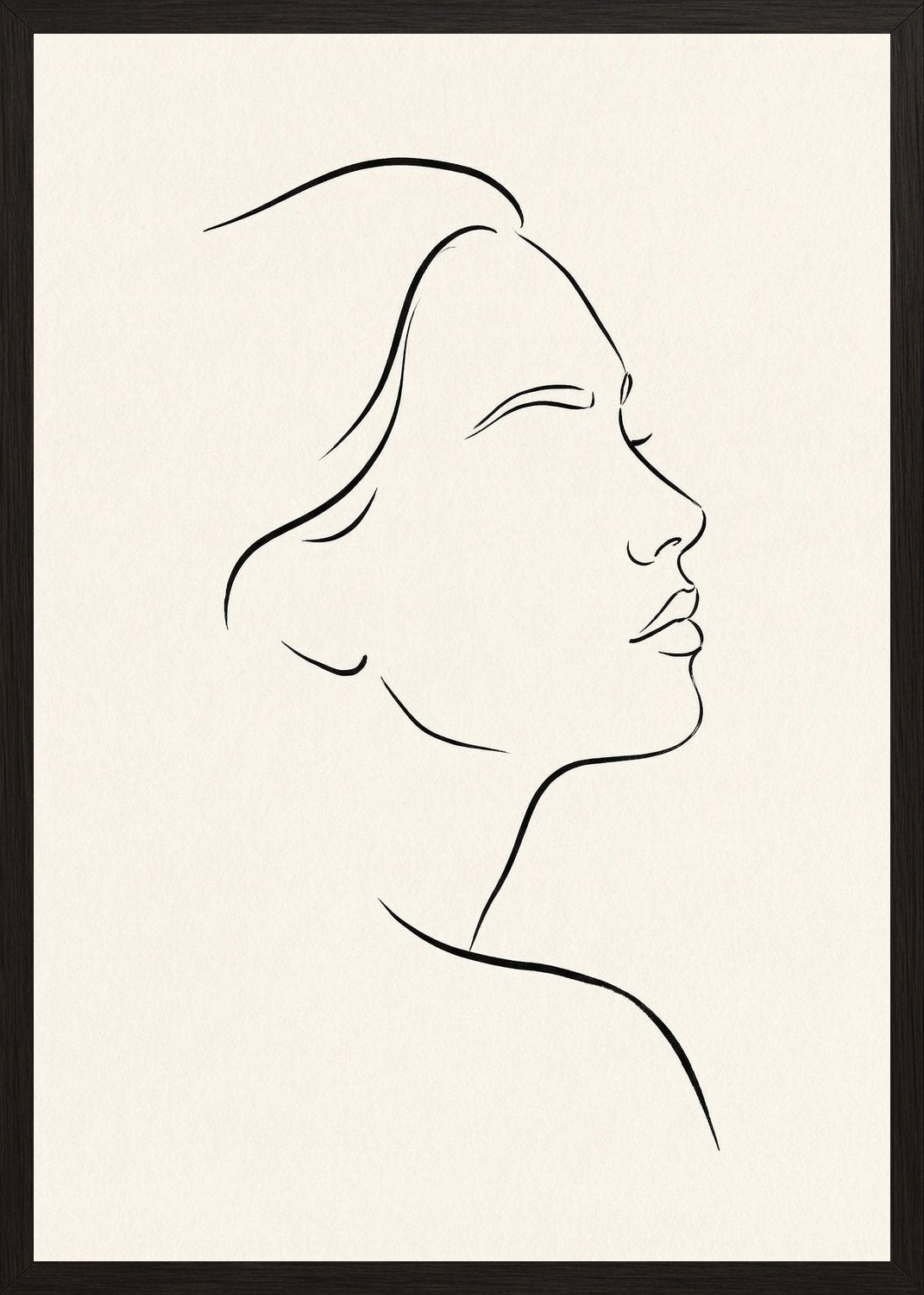 Poster in black frame