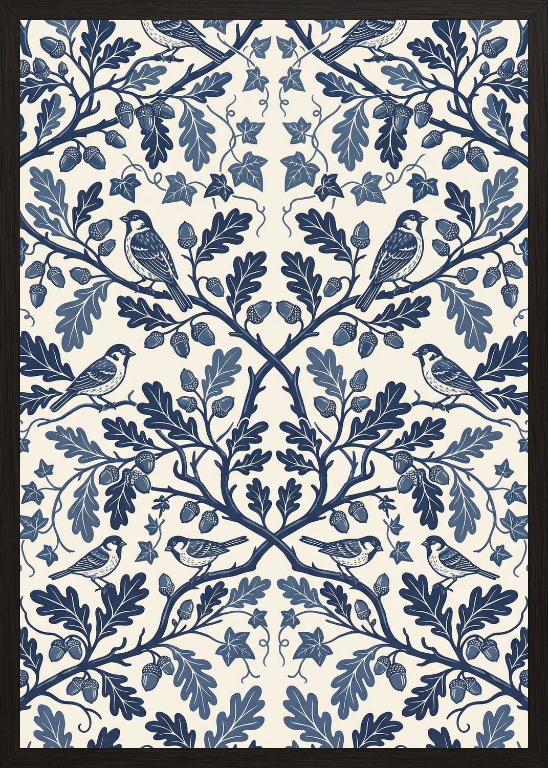 Poster in black frame