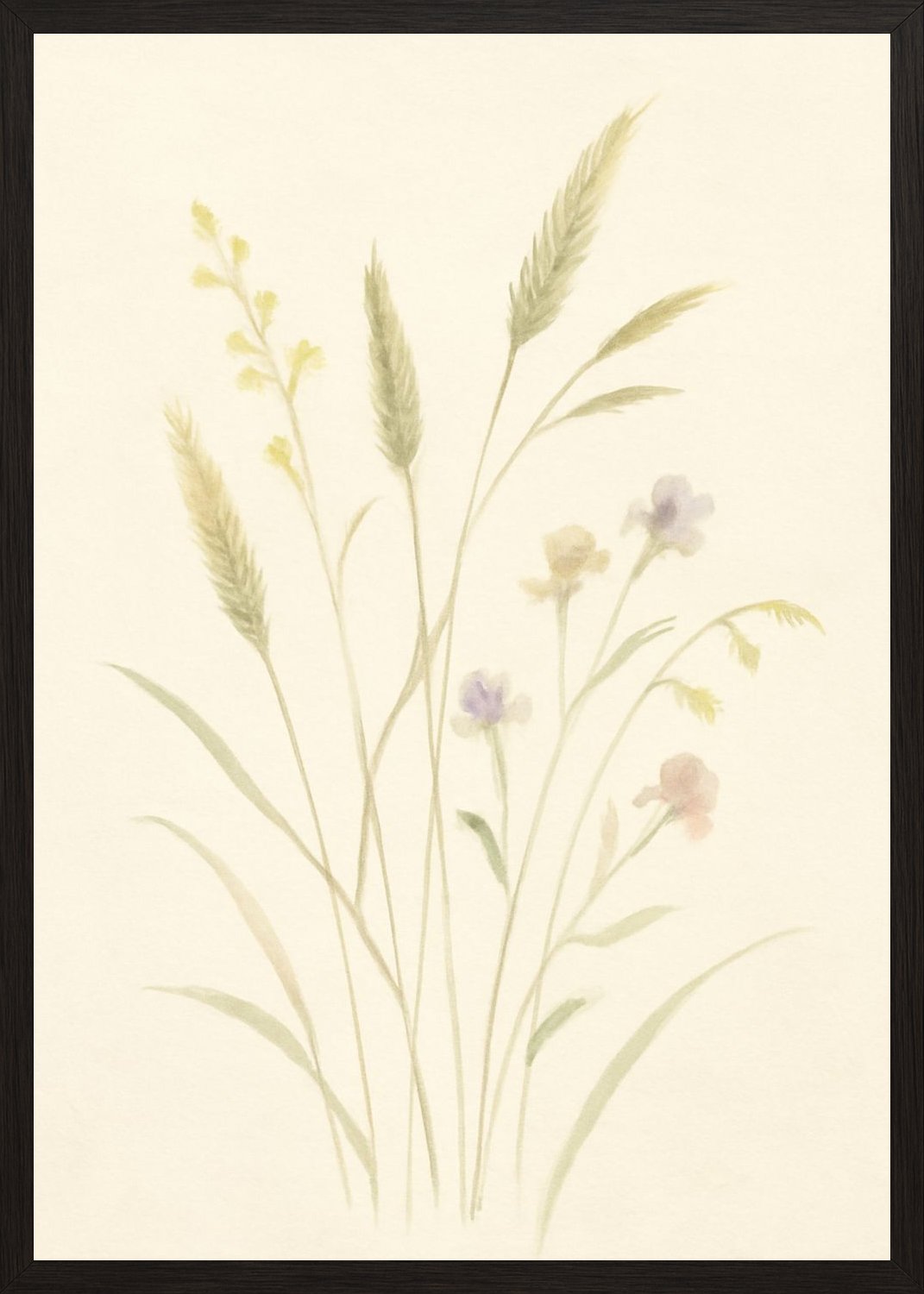 Poster in black frame