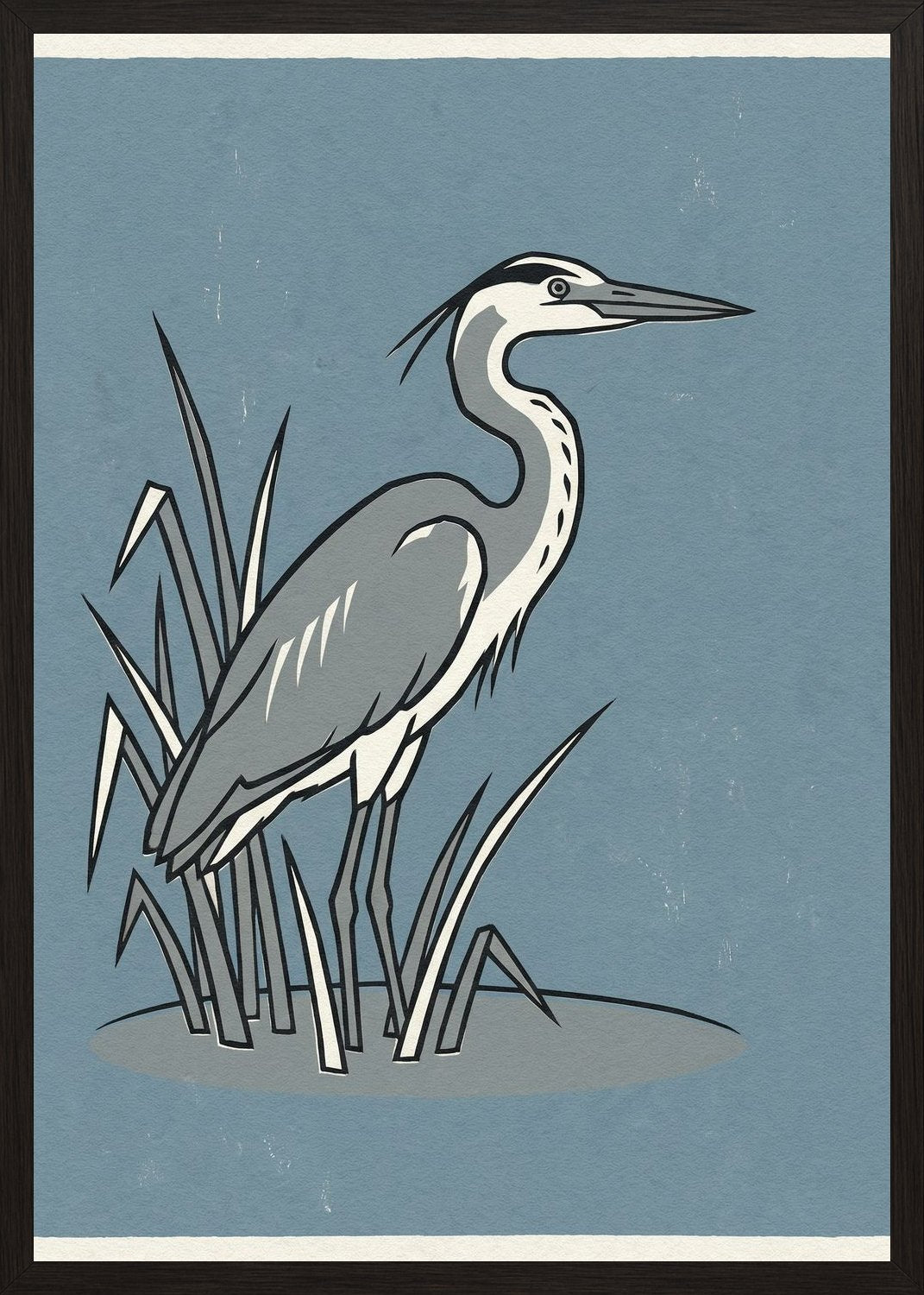 Poster in black frame