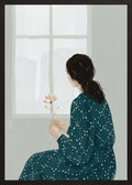 Poster in oak frame