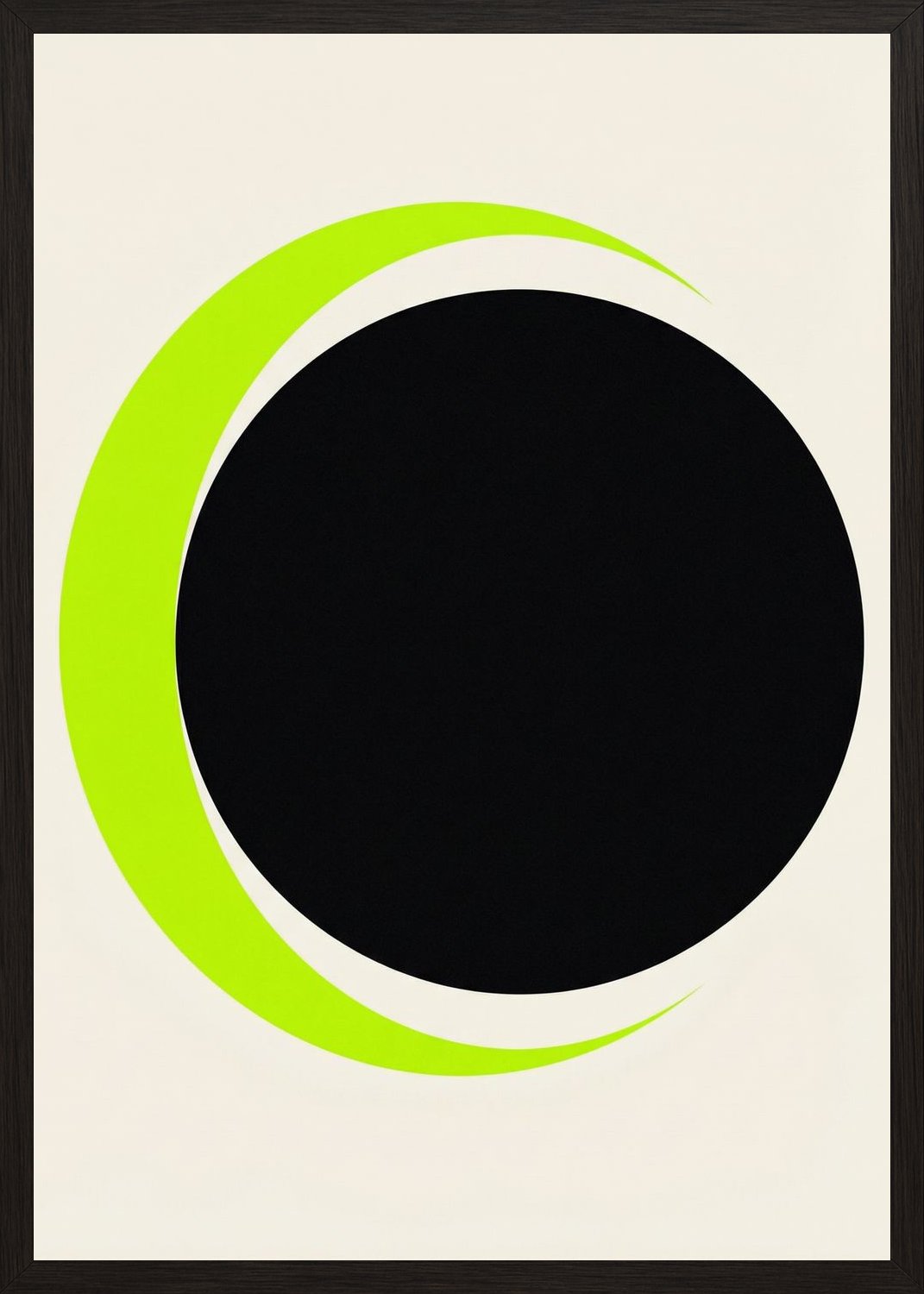 Poster in oak frame