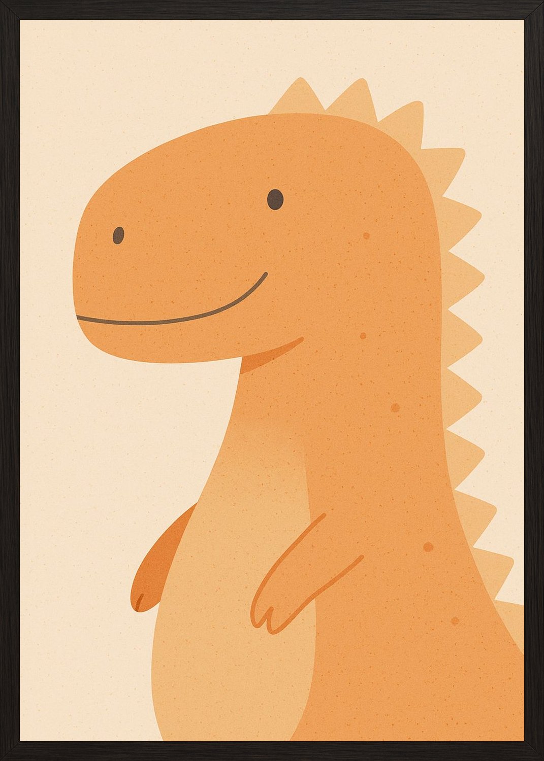 Poster in black frame