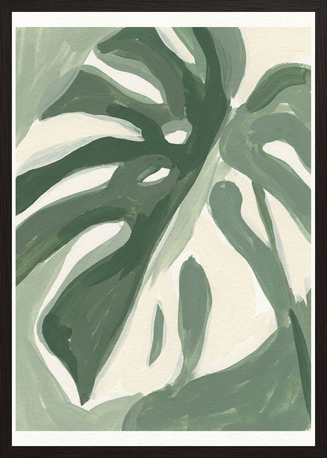 Poster in black frame