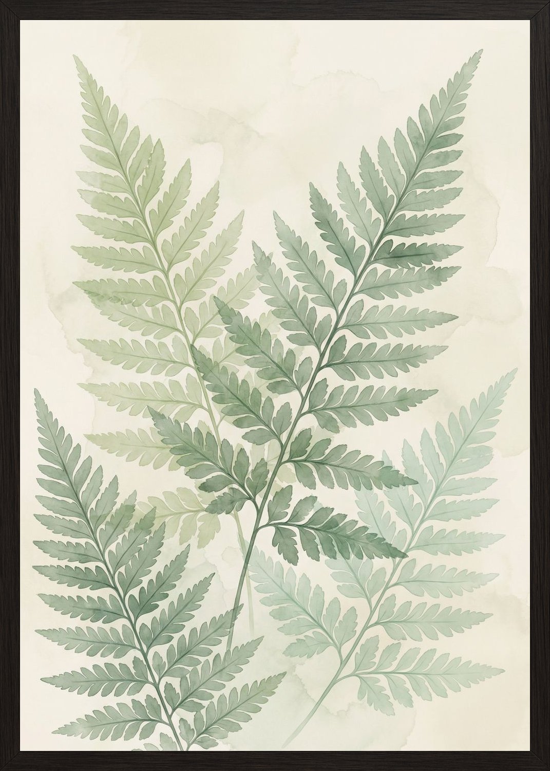 Poster in black frame