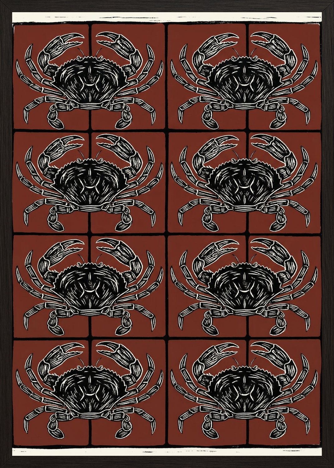 Poster in black frame