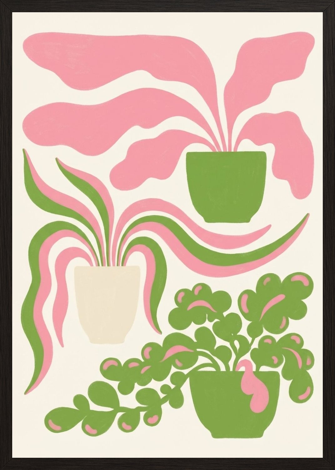 Poster in black frame