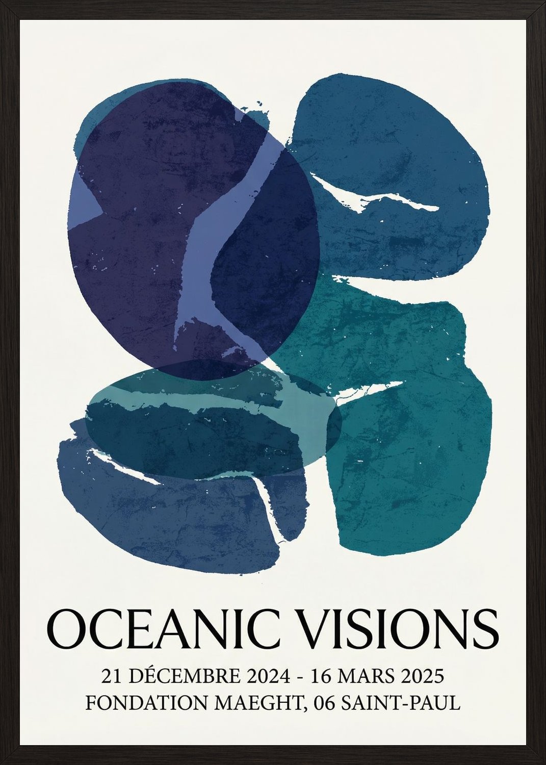 Poster in oak frame