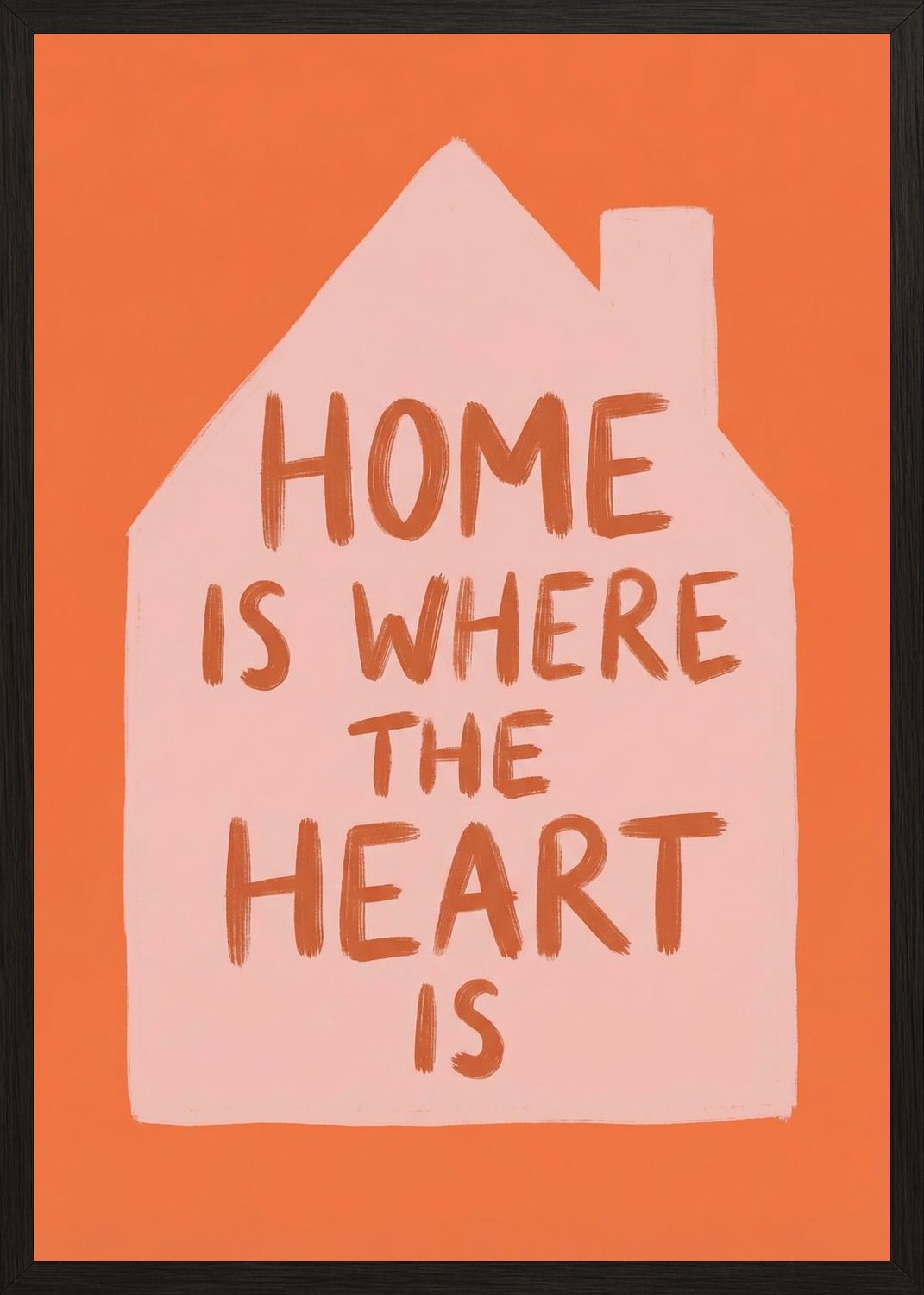 Poster in oak frame