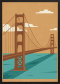 Poster in oak frame