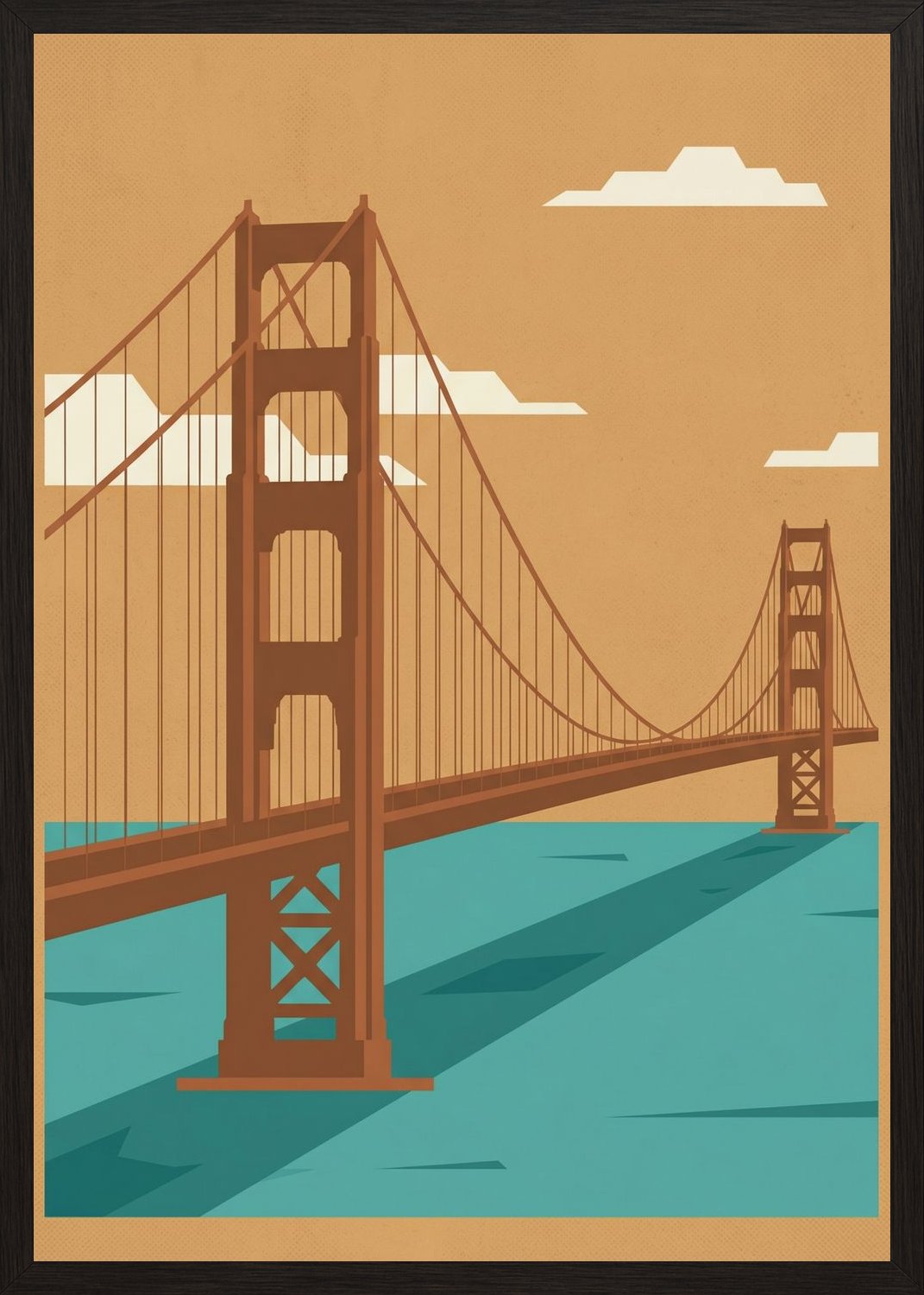 Poster in oak frame