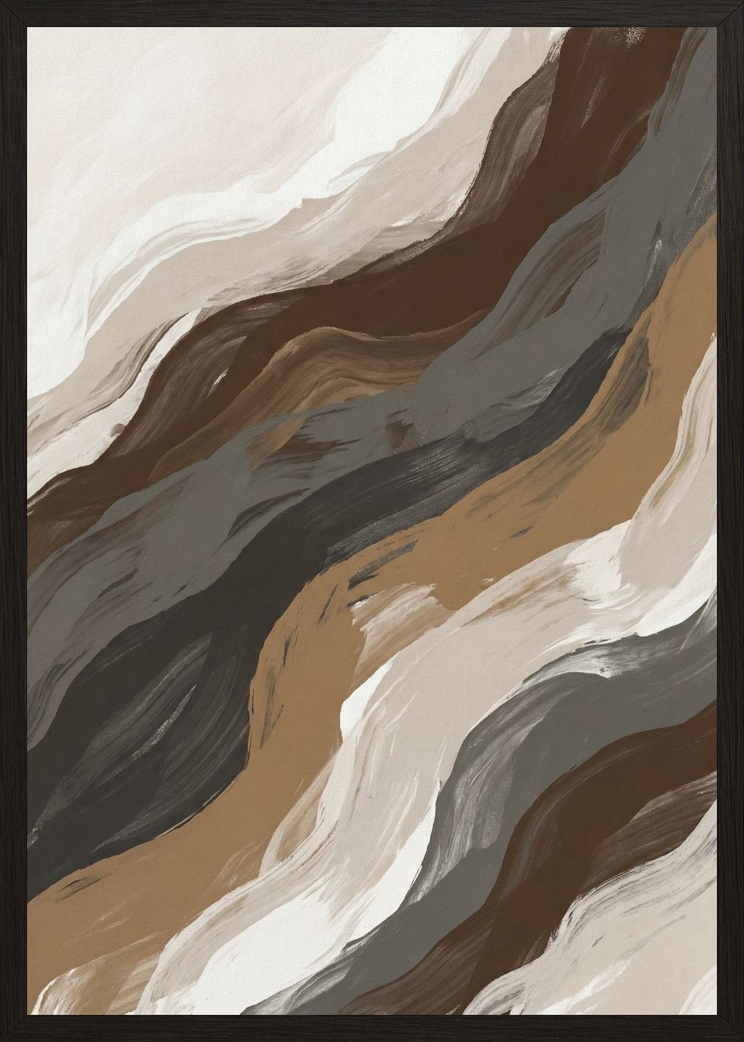 Poster in oak frame