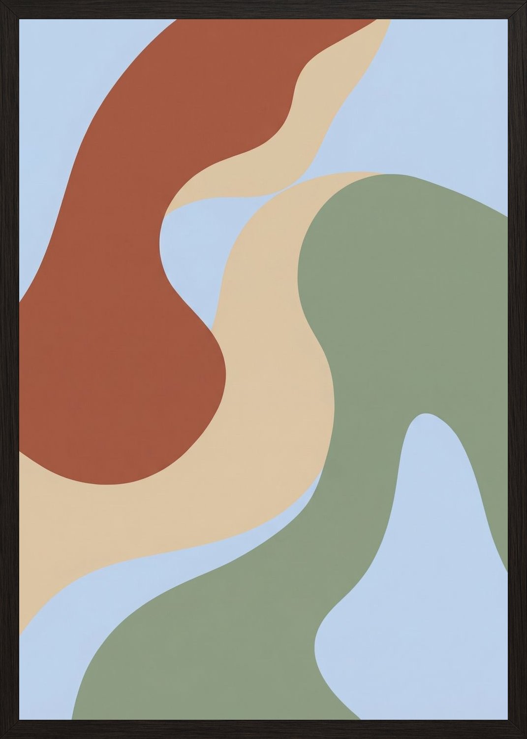 Poster in oak frame