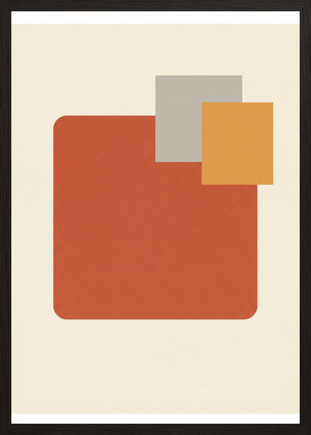 Poster in oak frame