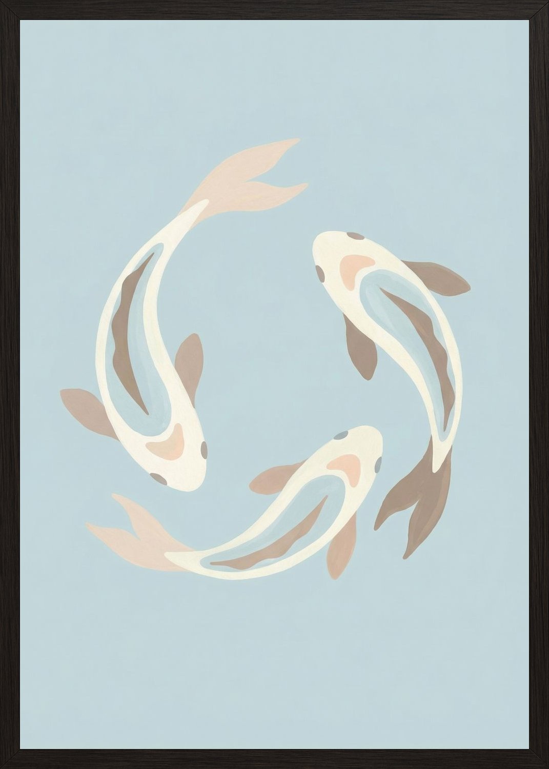 Poster in oak frame