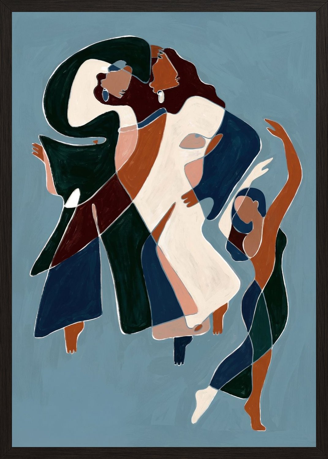Poster in oak frame