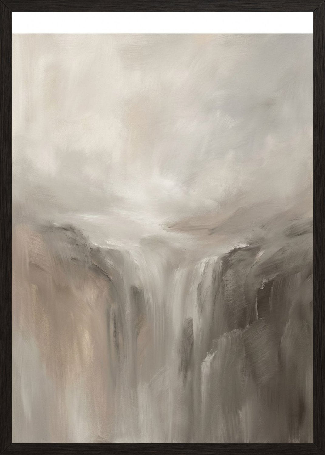 Poster in black frame