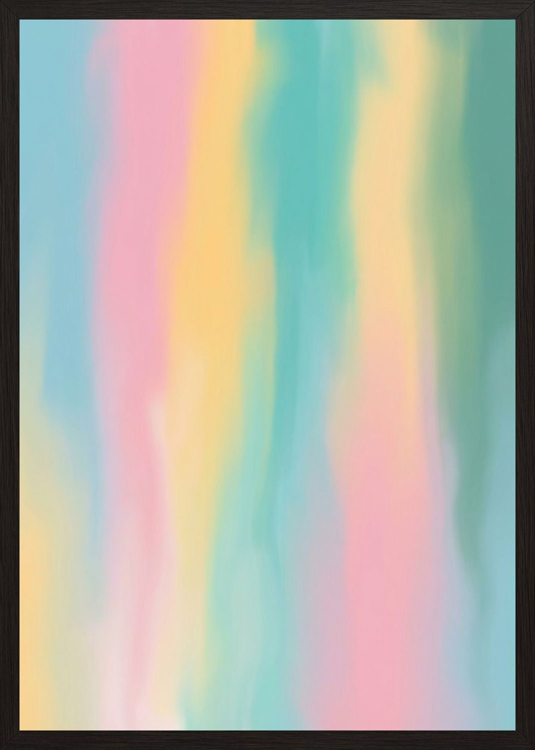 Poster in black frame