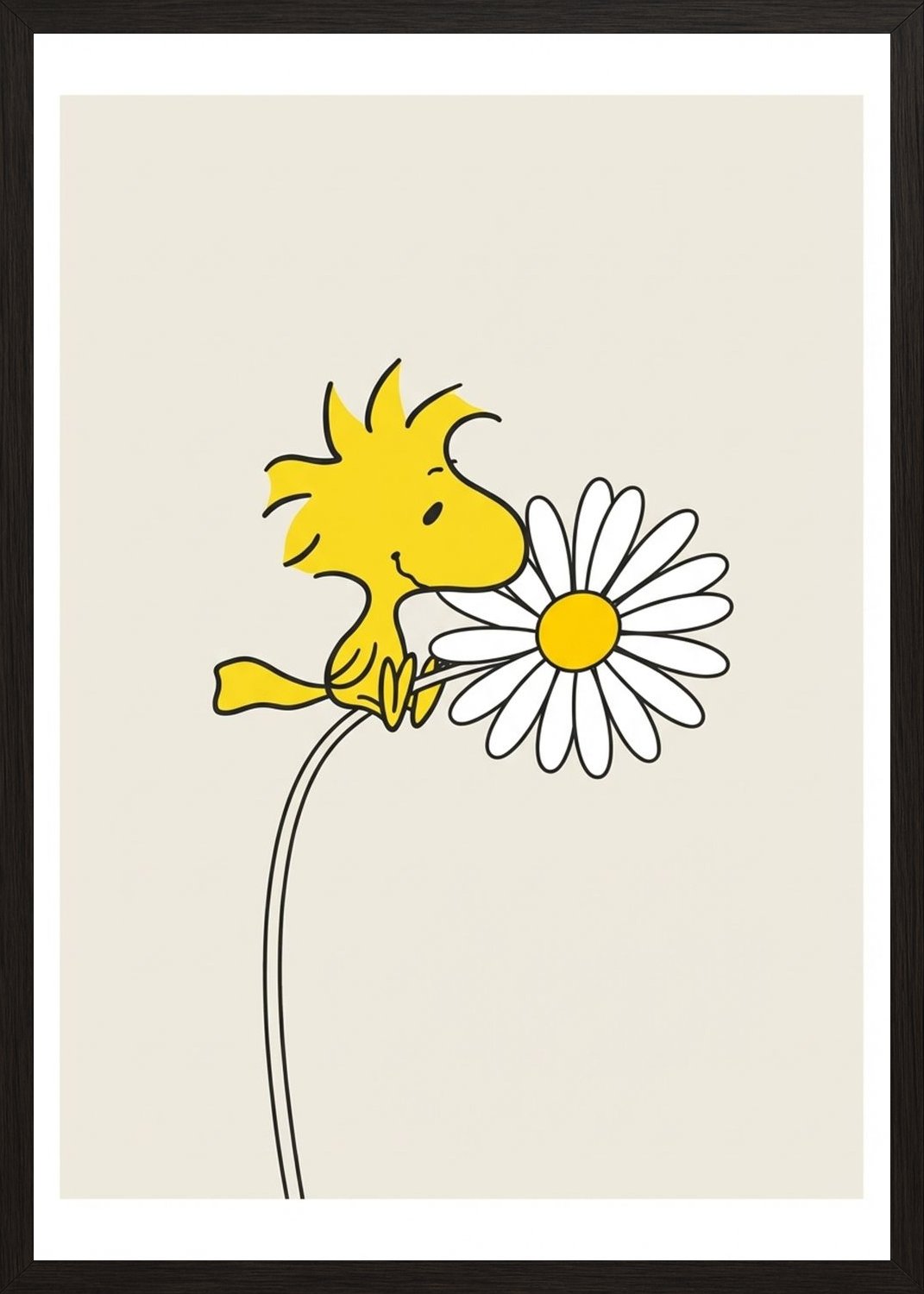 Poster in black frame