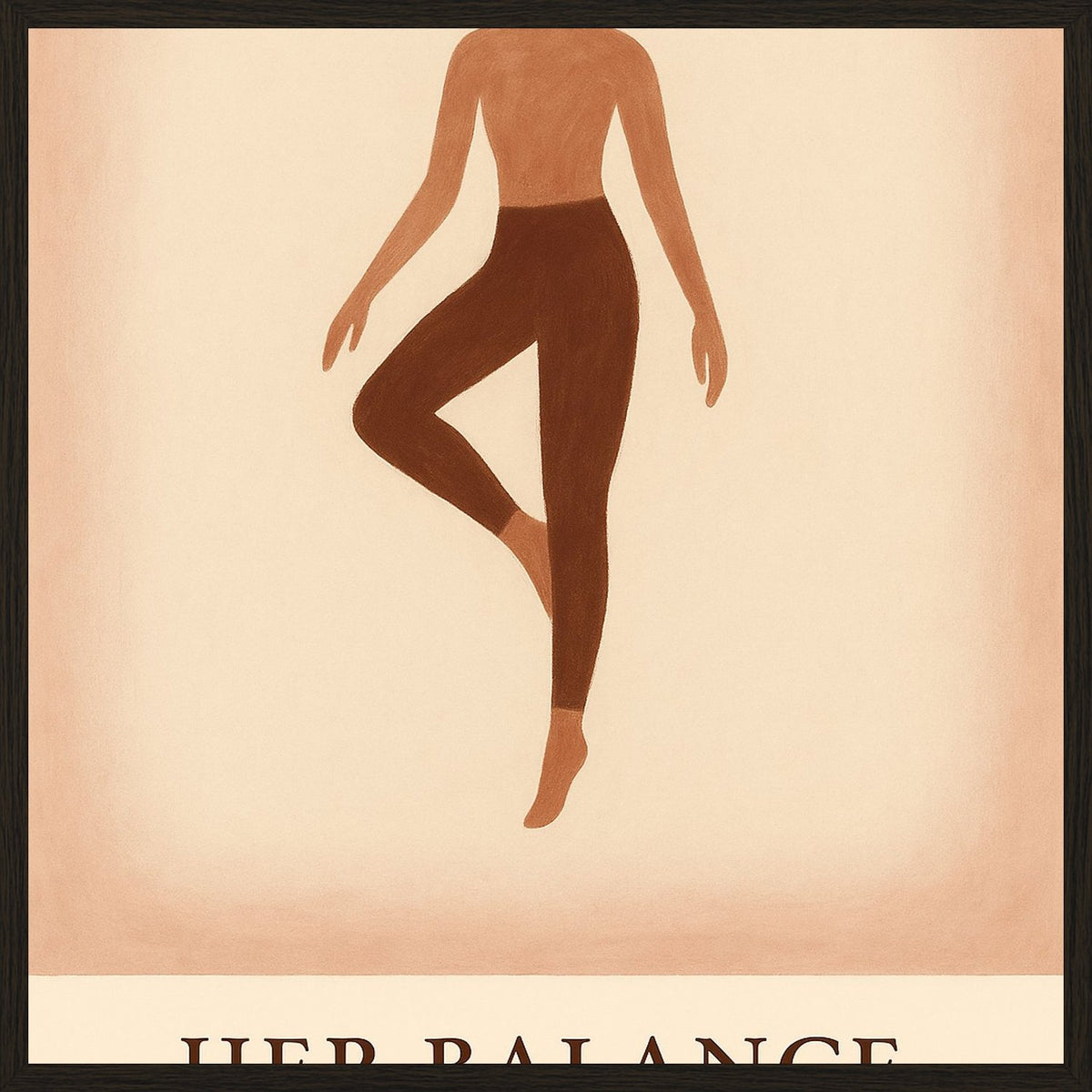 Poster in black frame
