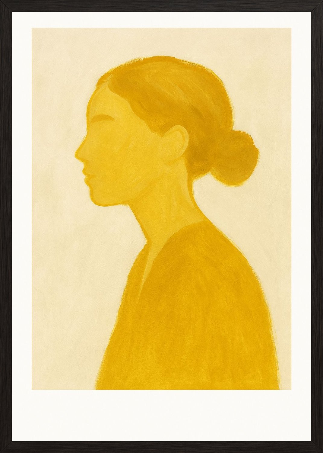 Poster in black frame