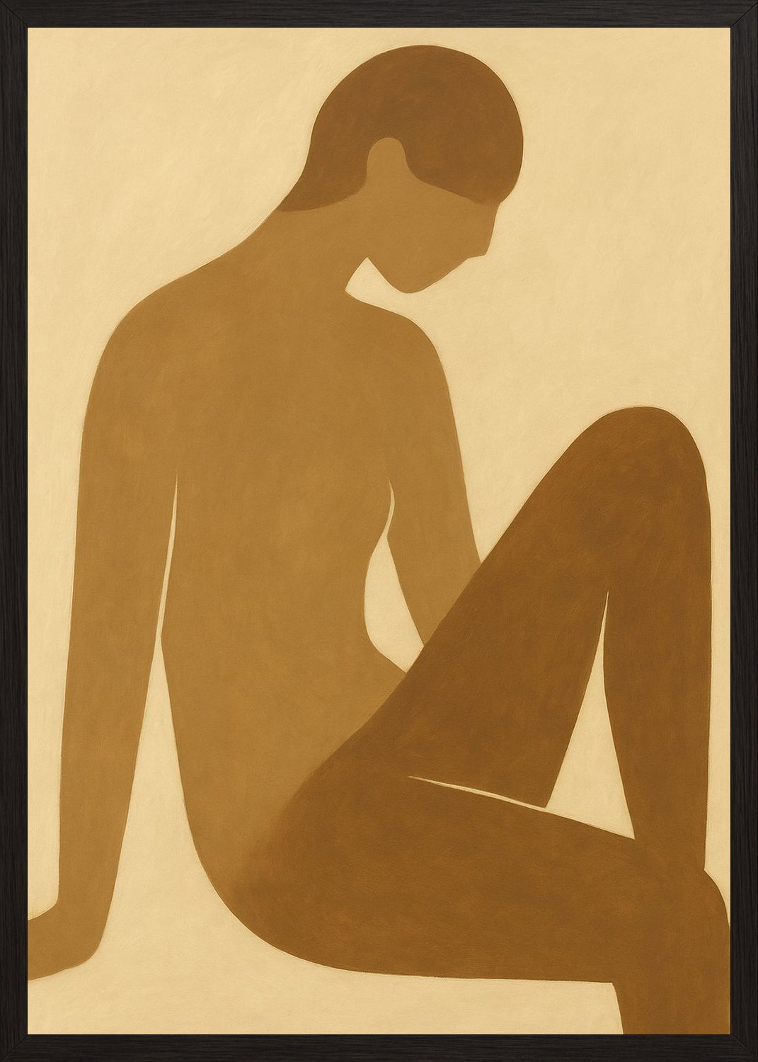 Poster in black frame