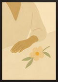 Poster in black frame