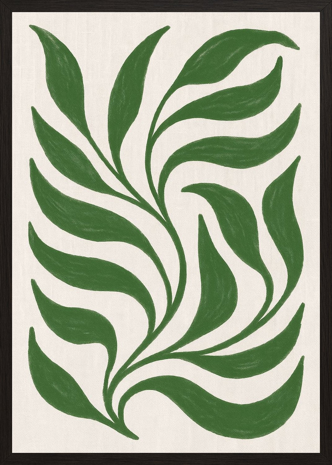 Poster in black frame