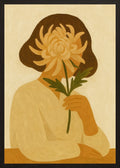 Poster in black frame
