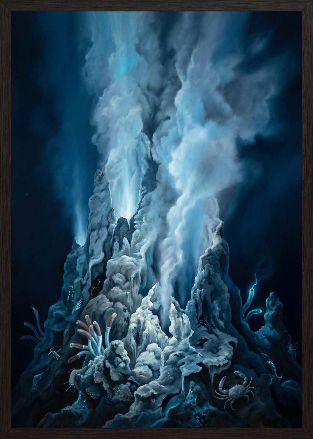 Poster in black frame