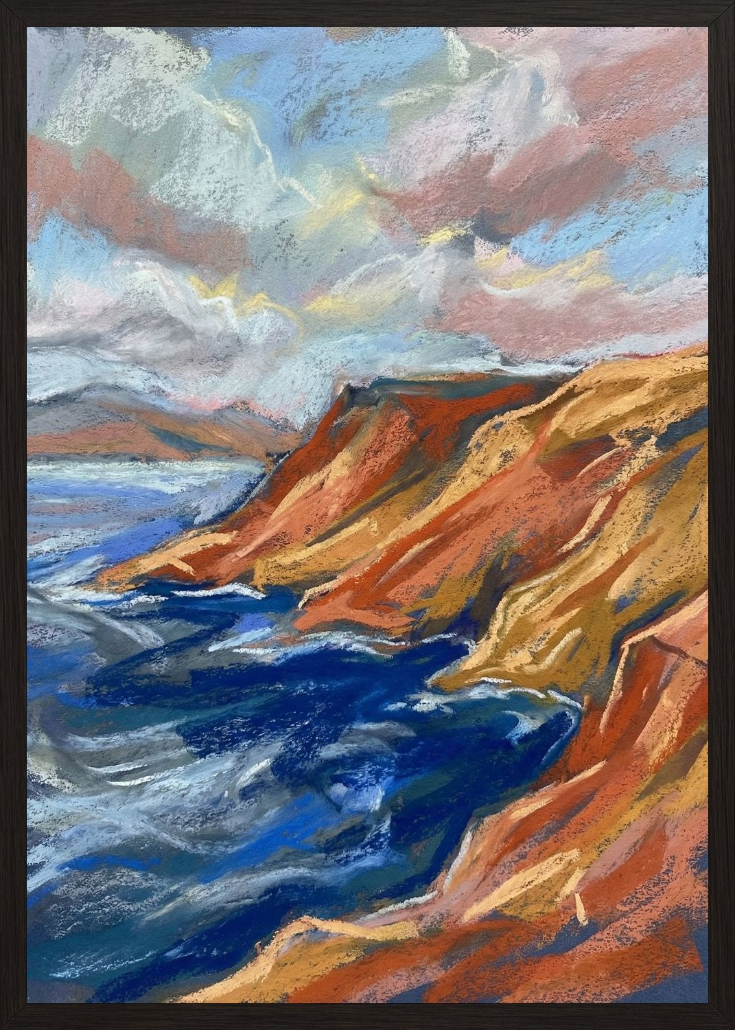 Poster in black frame