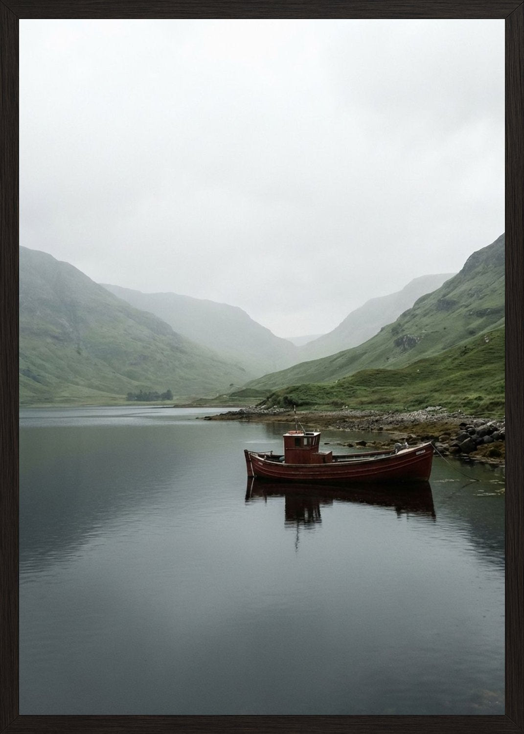 Poster in black frame