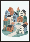 Poster in black frame