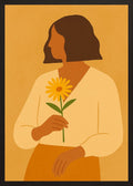 Poster in black frame