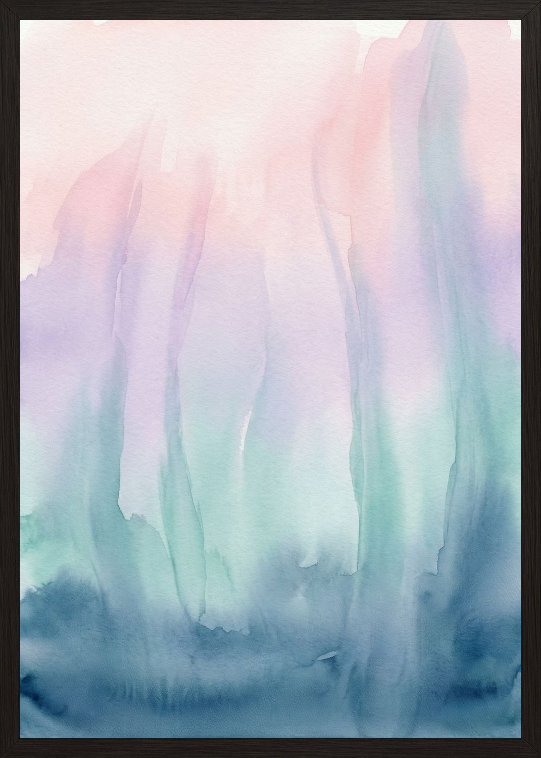 Poster in black frame