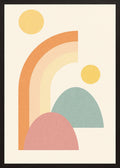 Poster in black frame