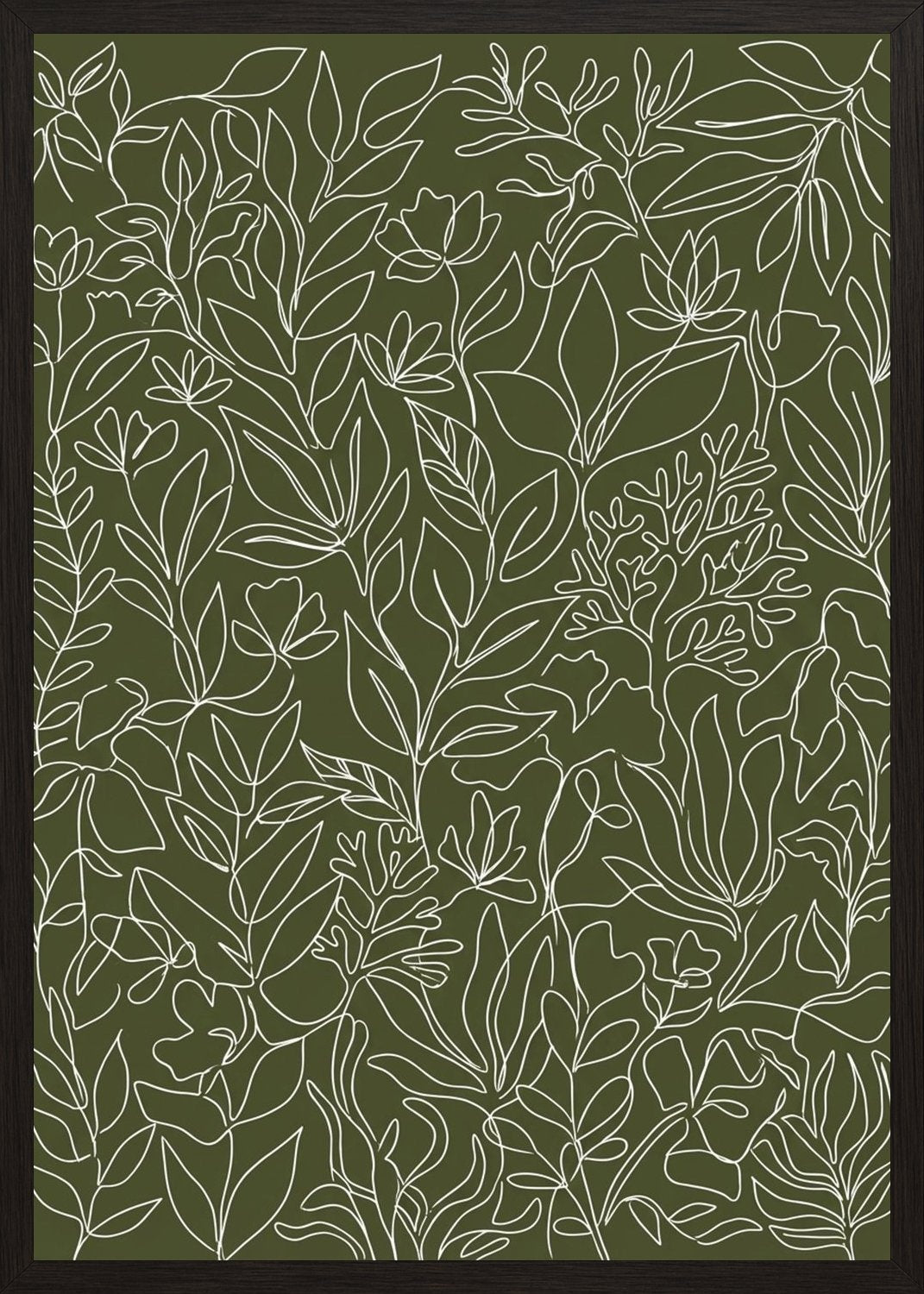 Poster in black frame