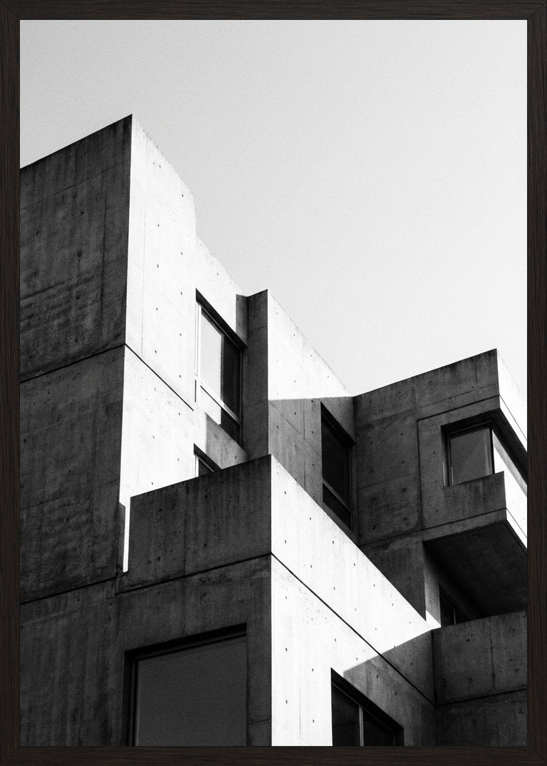 Poster in black frame