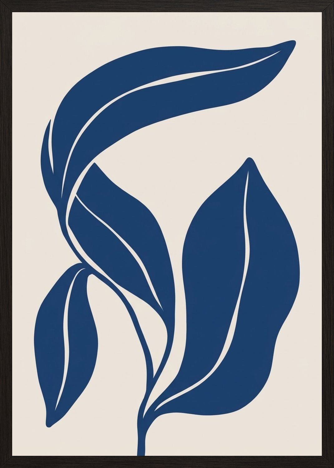 Poster in black frame