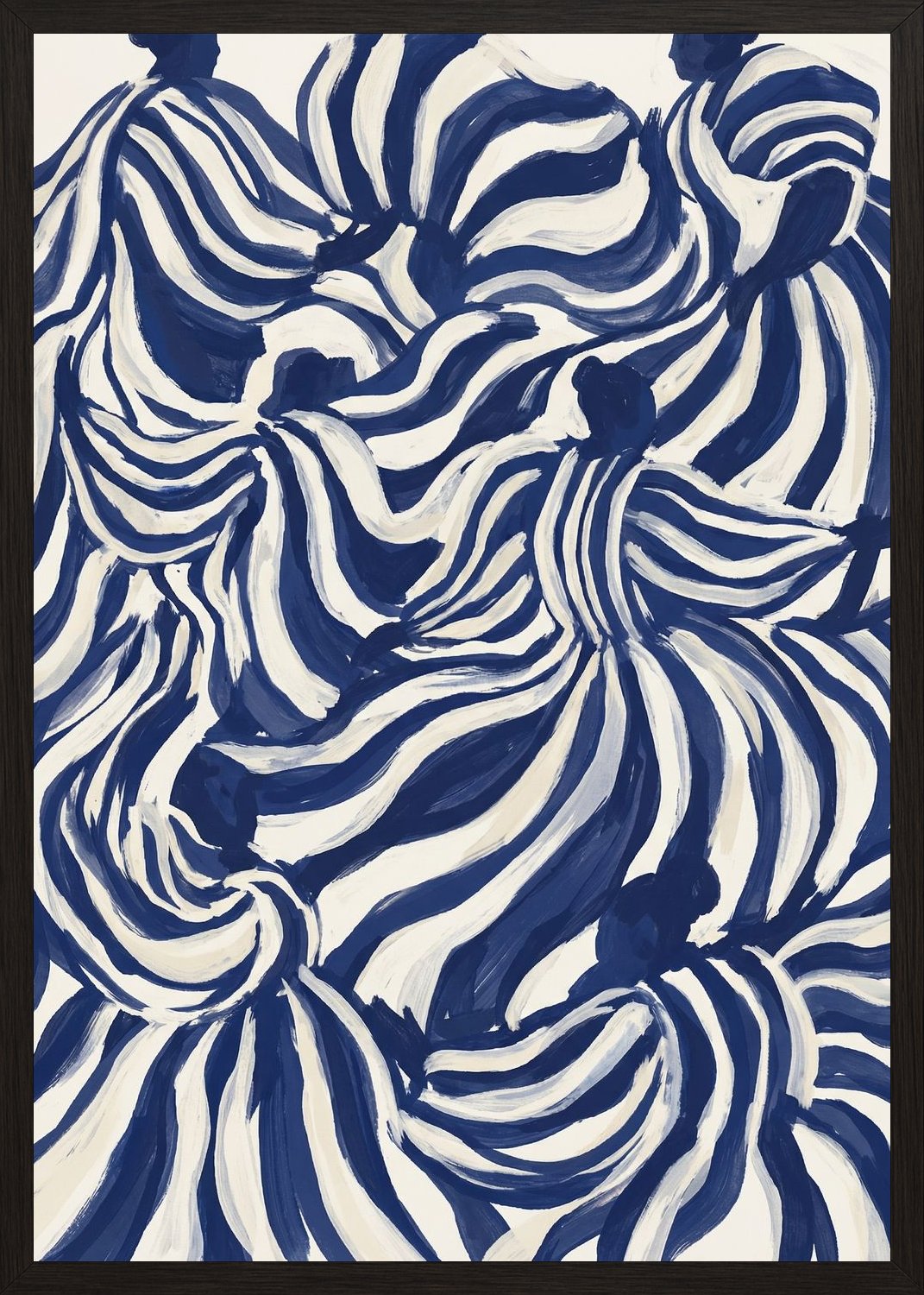 Poster in black frame