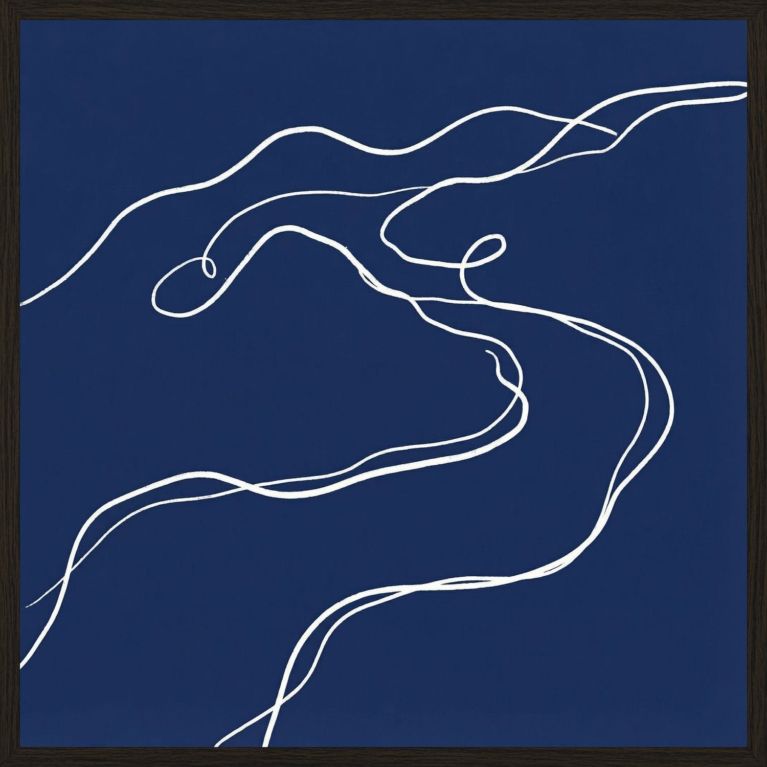 Poster in black frame