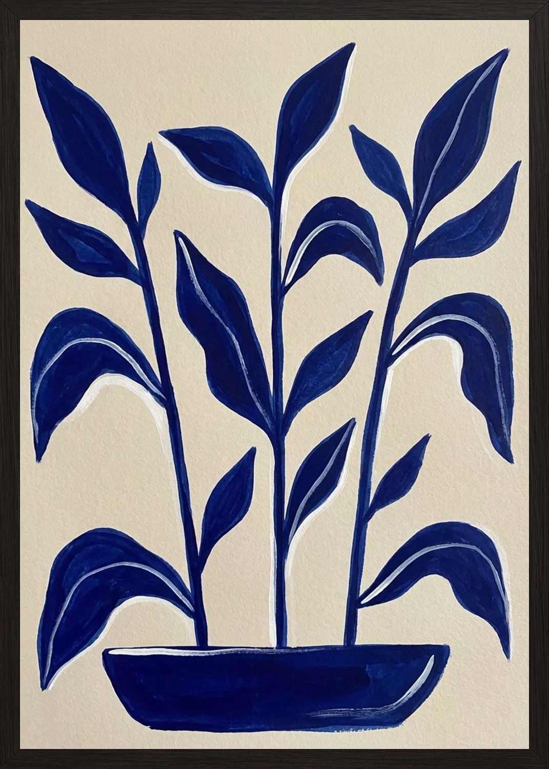 Poster in black frame