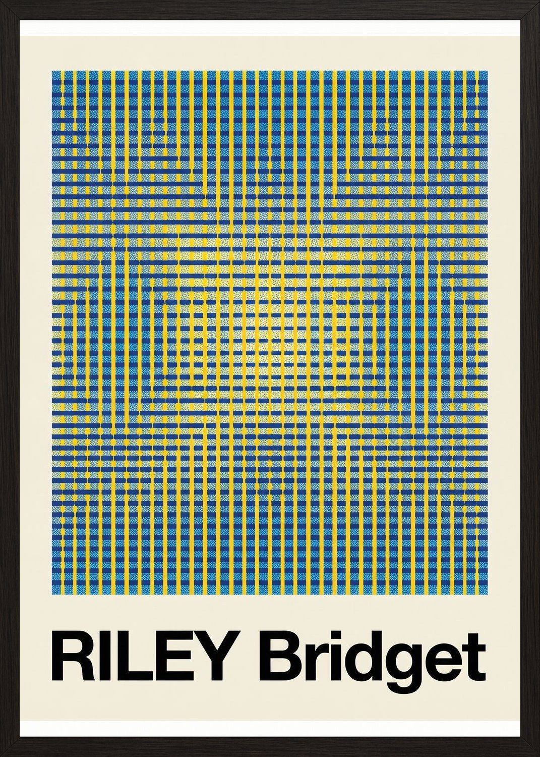 Poster in black frame