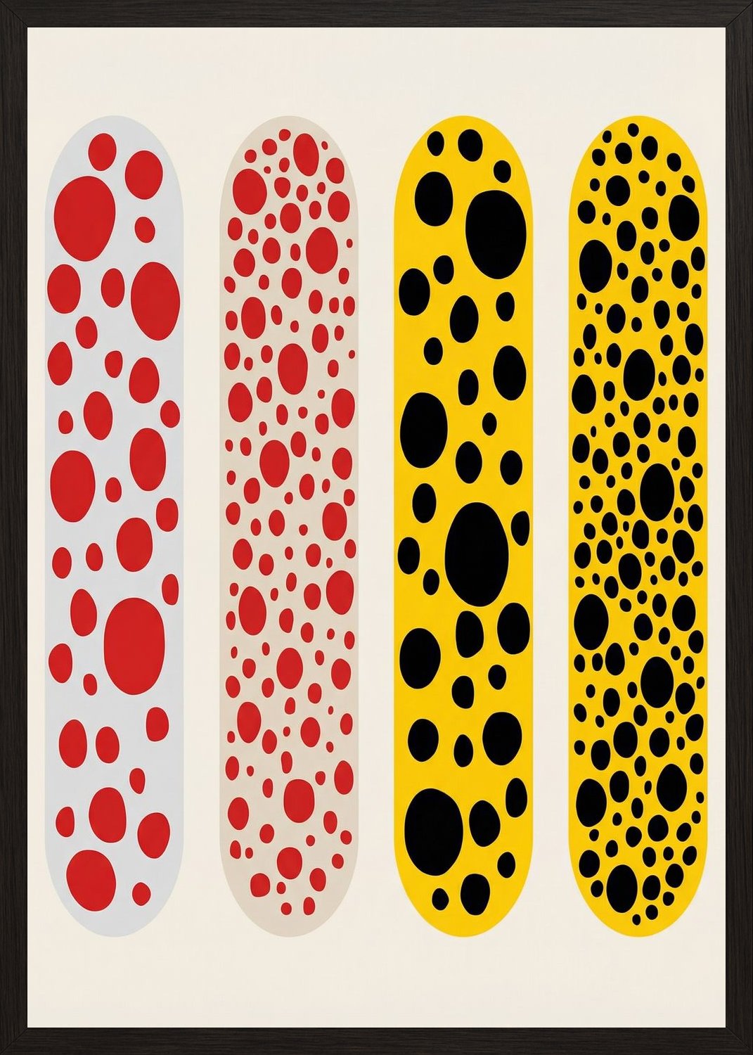 Poster in black frame