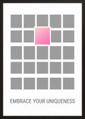 Poster in black frame