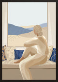 Poster in black frame