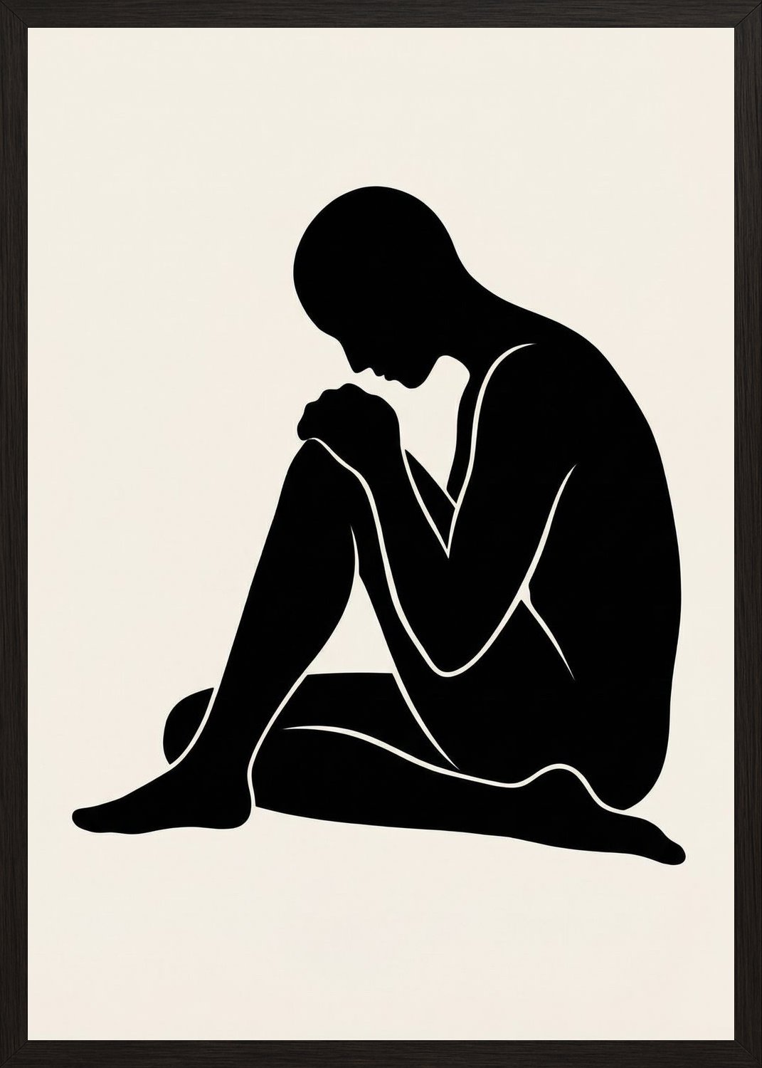Poster in oak frame