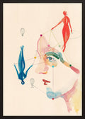 Poster in black frame